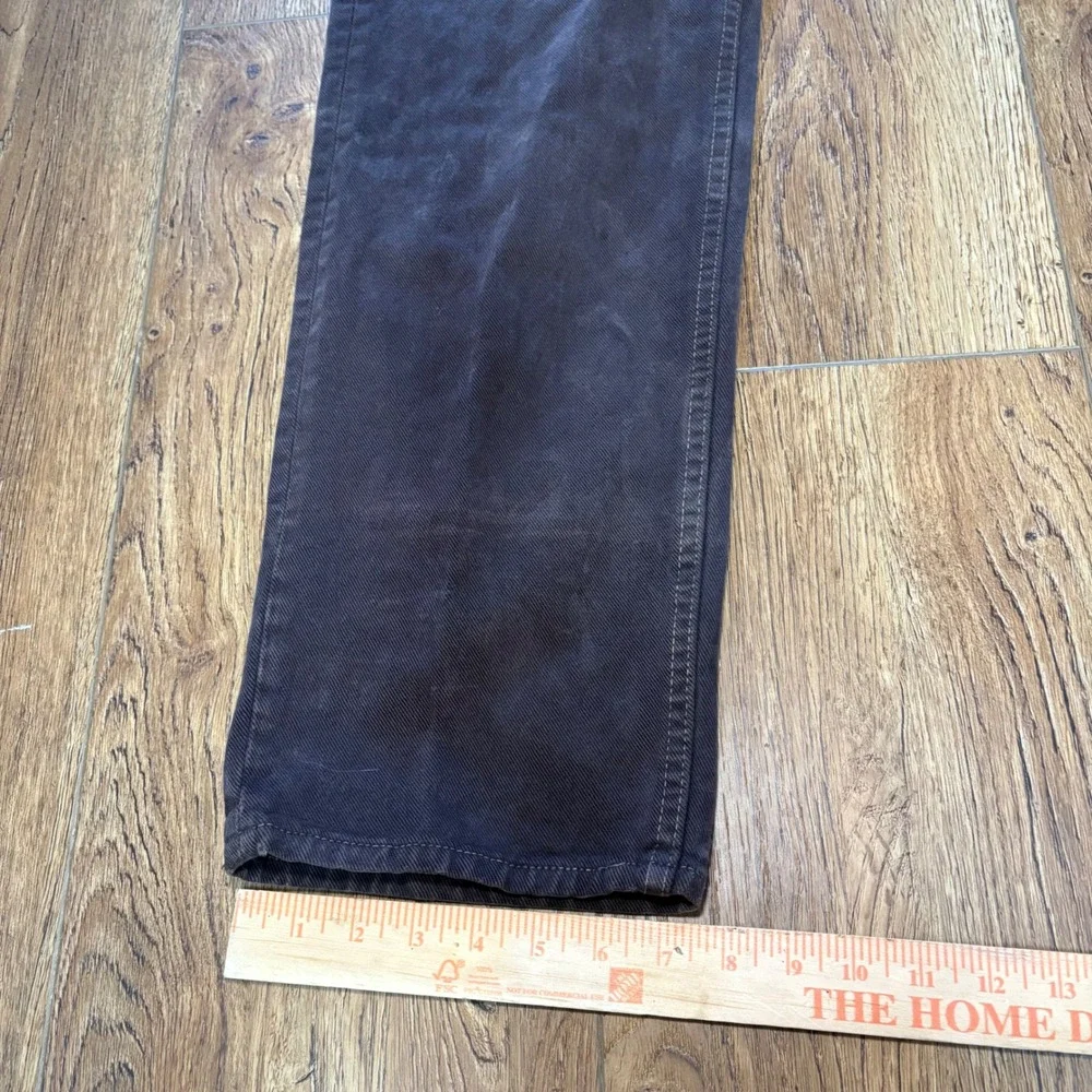 VTG 1993 Levis 511 Brown Jeans Mens 31x32 USA Made 90s Straight Leg Denim rugged